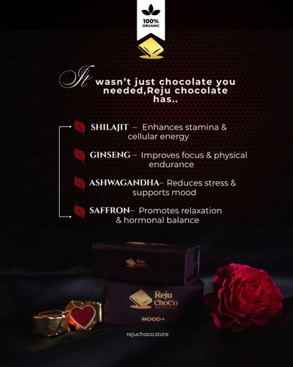 MOOD+ - Premium Herbal Mood Enhancing Chocolate for Men & Women